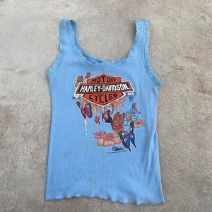 Vintage Harley Davidson Butterfly Tanks
